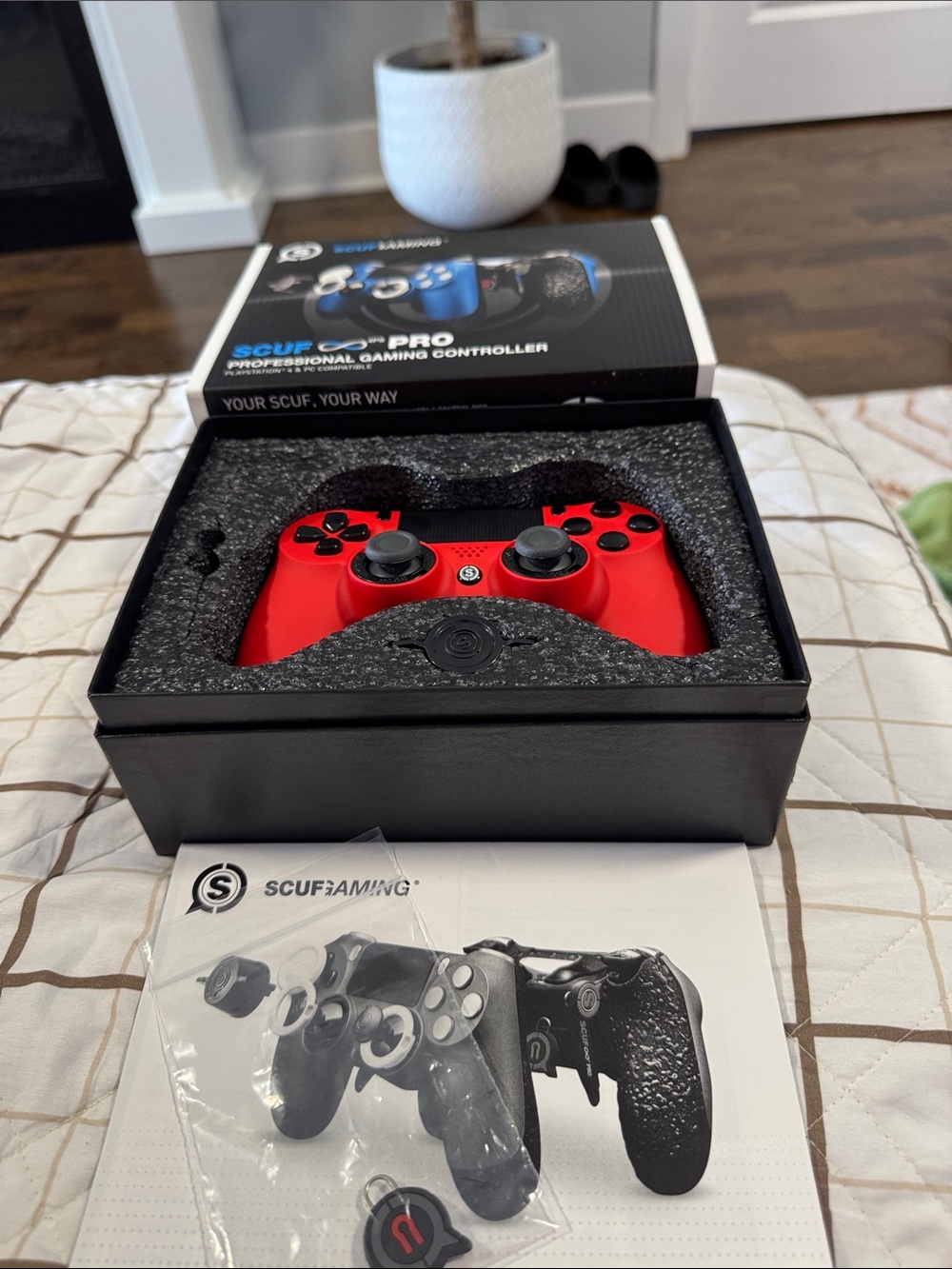 Pro Customized Gaming Controller - Red